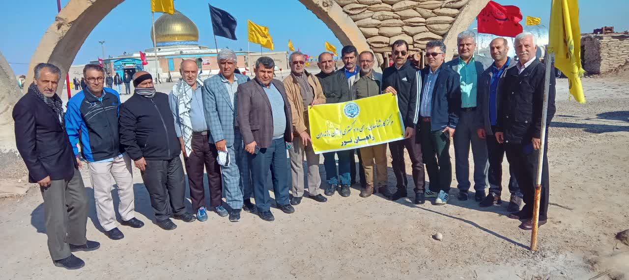 سفر راهیان نور کارشناسان رسمی دادگستری مازندران به مناطق جنوب غرب کشور